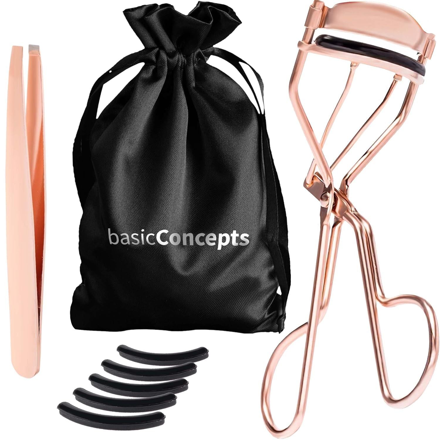 Eyelash Curlers Kit (Rose Gold)