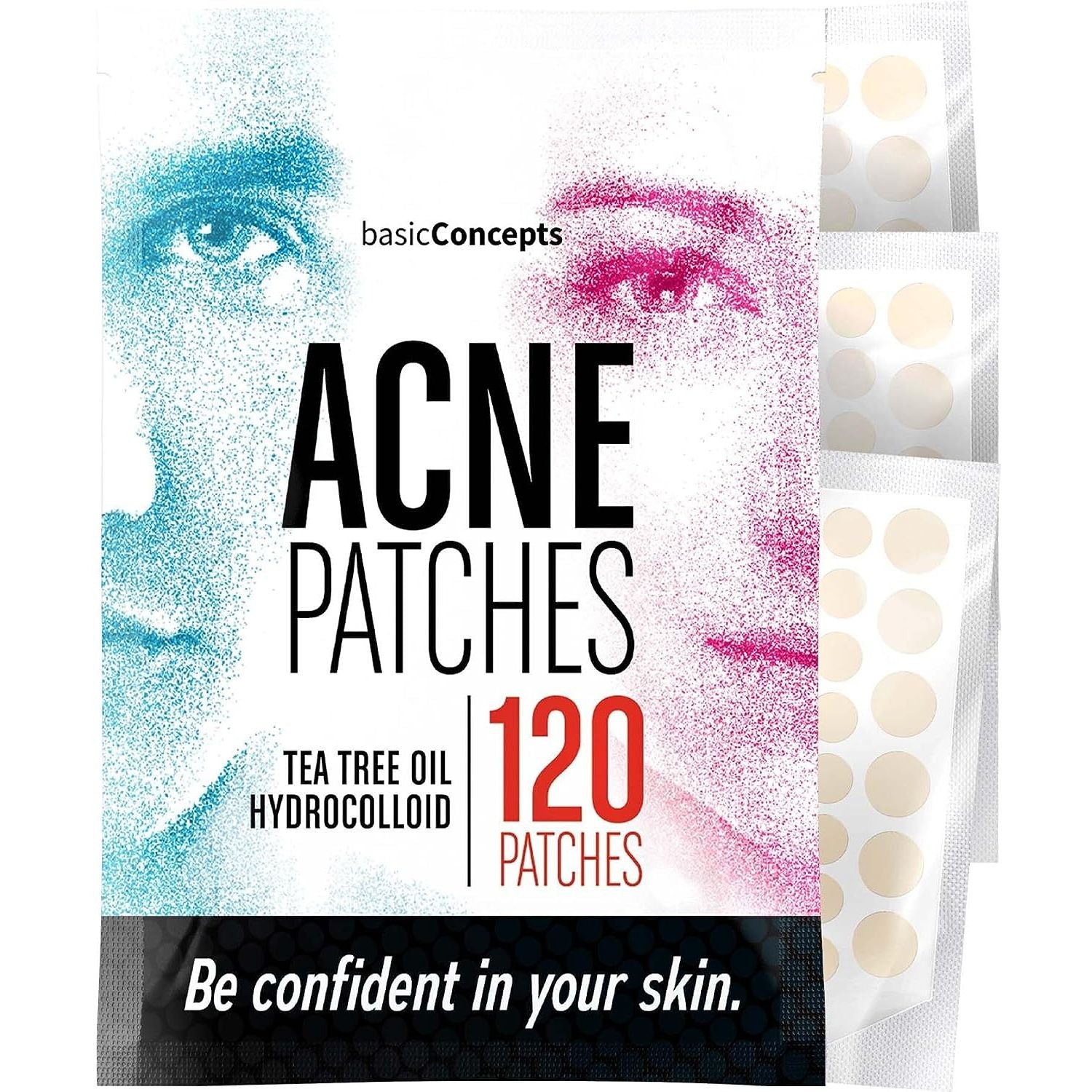 Basic Concepts 100% All-Natural Pimple & Blemish Patches (120 PACK)