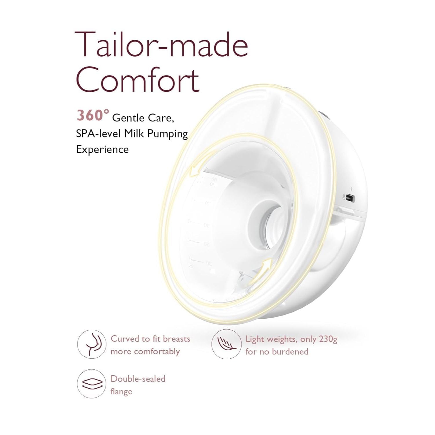 Momcozy M1 Breast Pump - 12-in-1 Hands-Free Single Breast Pump | 27mm