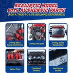 Playz V8 Combustion Engine Model Building Kit