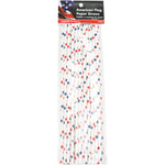 Chef Craft Eco Patriotic Paper Straws | 25 Pcs