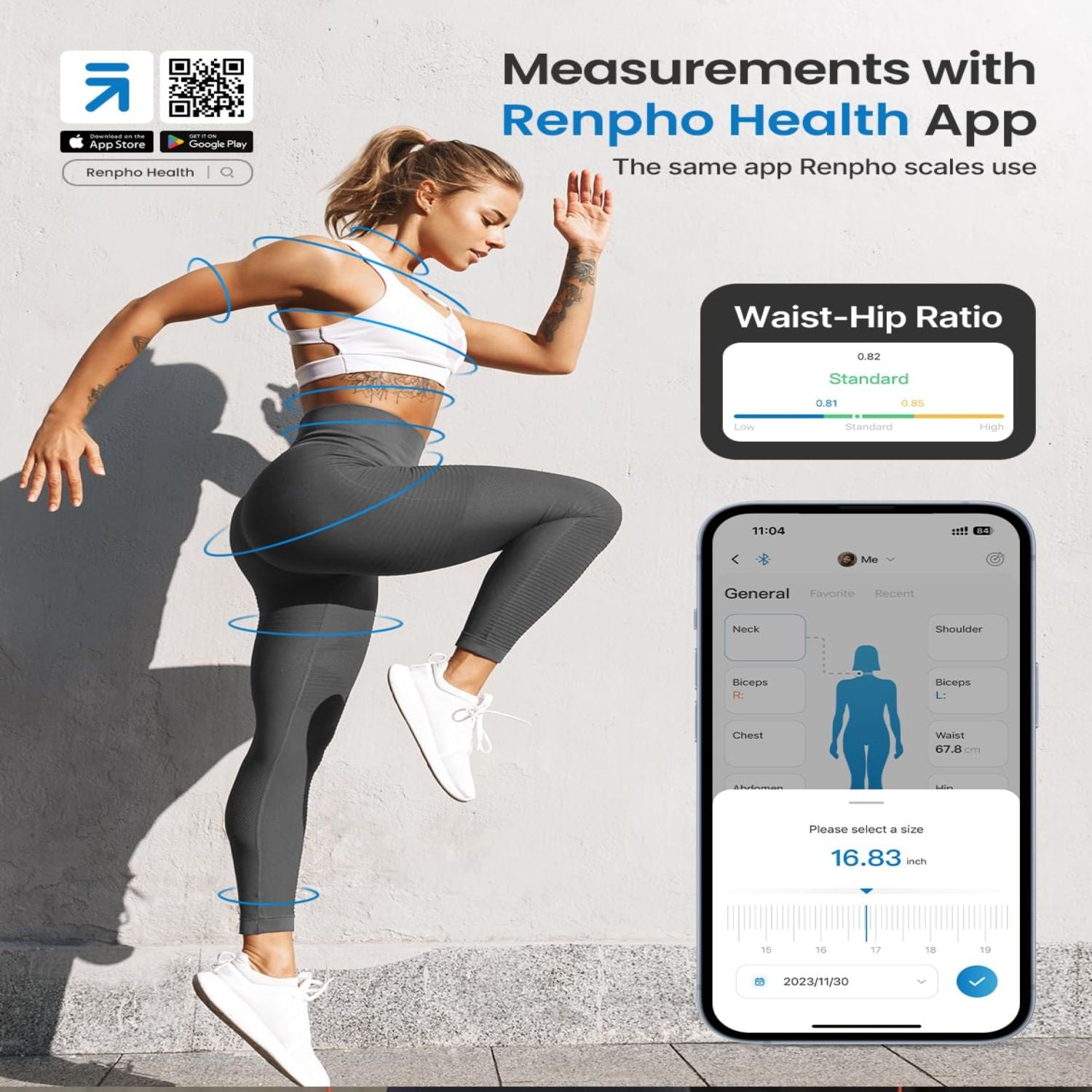 Renpho Bluetooth Measuring Tapes