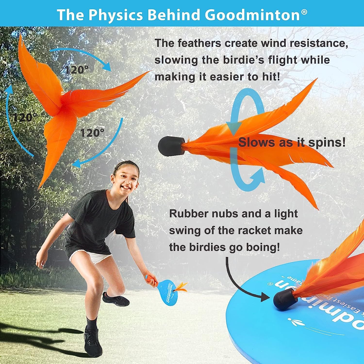 Viahart Goodminton - The World's Easiest Racquet Game