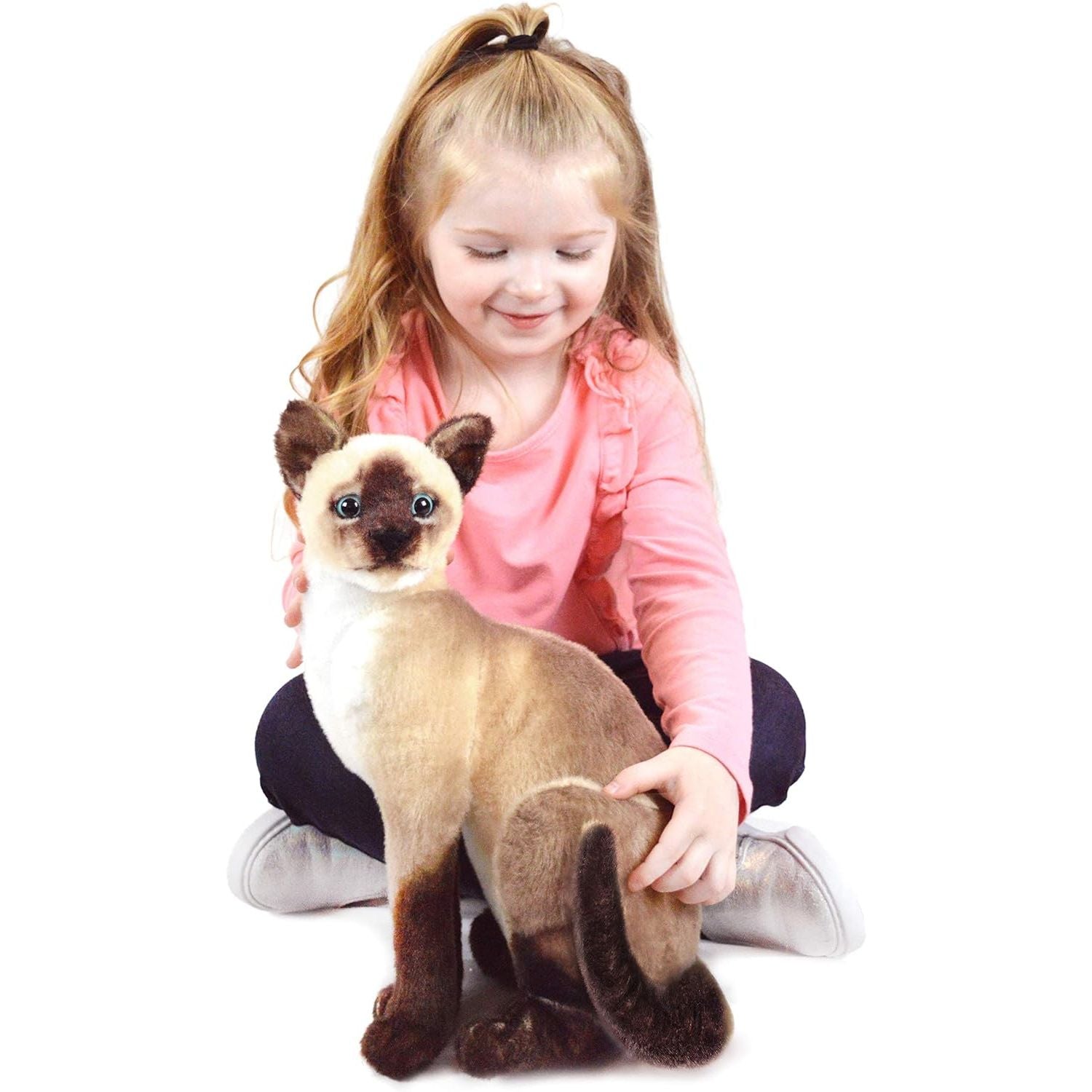 Viahart Stefan The Siamese Cat |14 Inch Stuffed Animal Plush