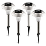 Sleek Club - Plastic Solar Lawn Light - 4pc