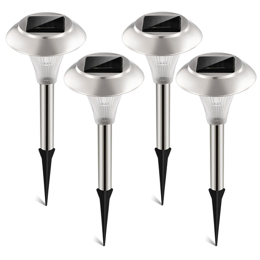 Sleek Club - Plastic Solar Lawn Light - 4pc
