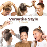 Basic Concepts Spiral Hair Ties |10Pcs