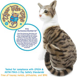Viahart Amy The American Shorthair Cat |14 Inch Stuffed Animal Plush