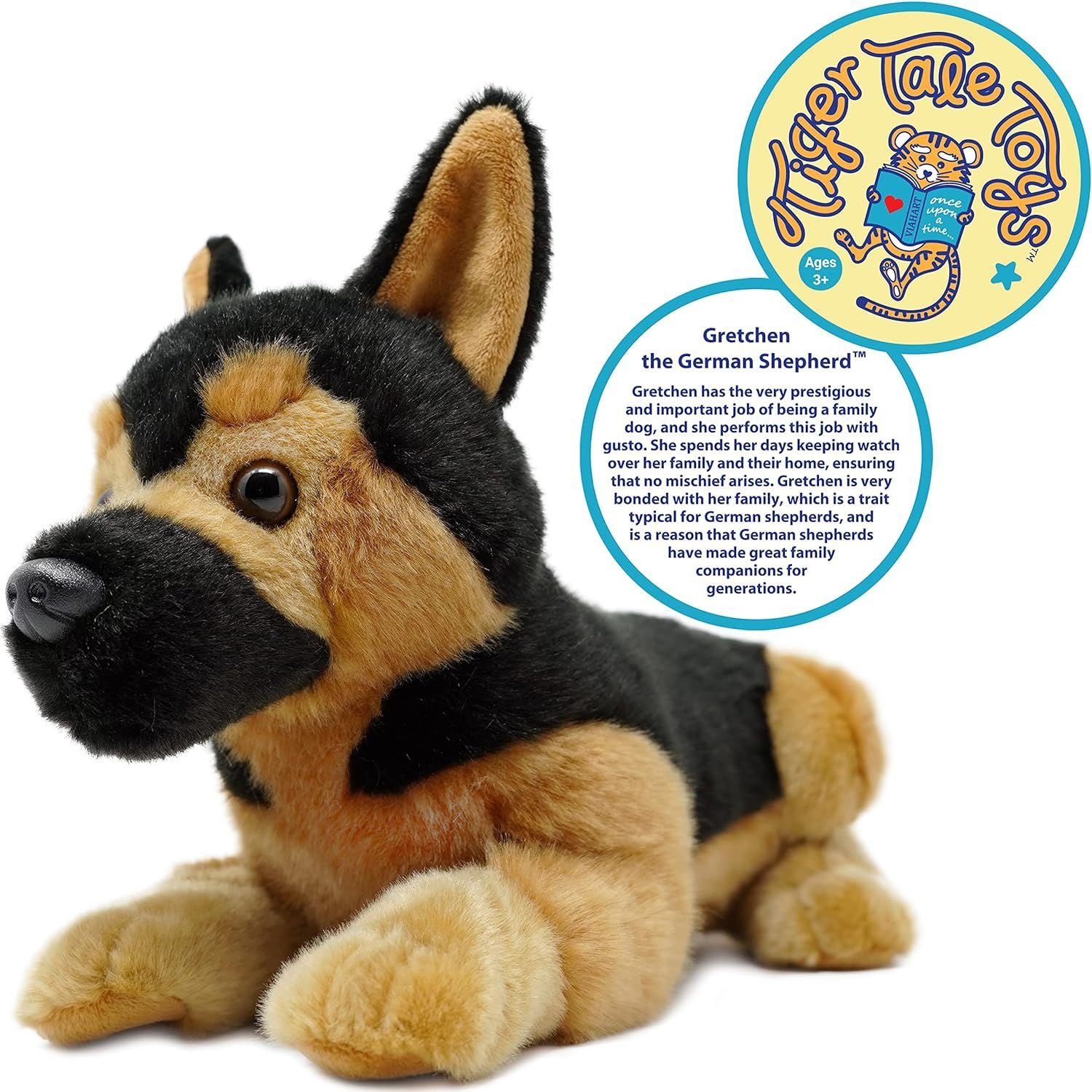 Viahart Gretchen The German Shepherd |15 Inch Stuffed Animal Plush