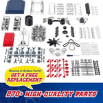 Playz V8 Combustion Engine Model Building Kit