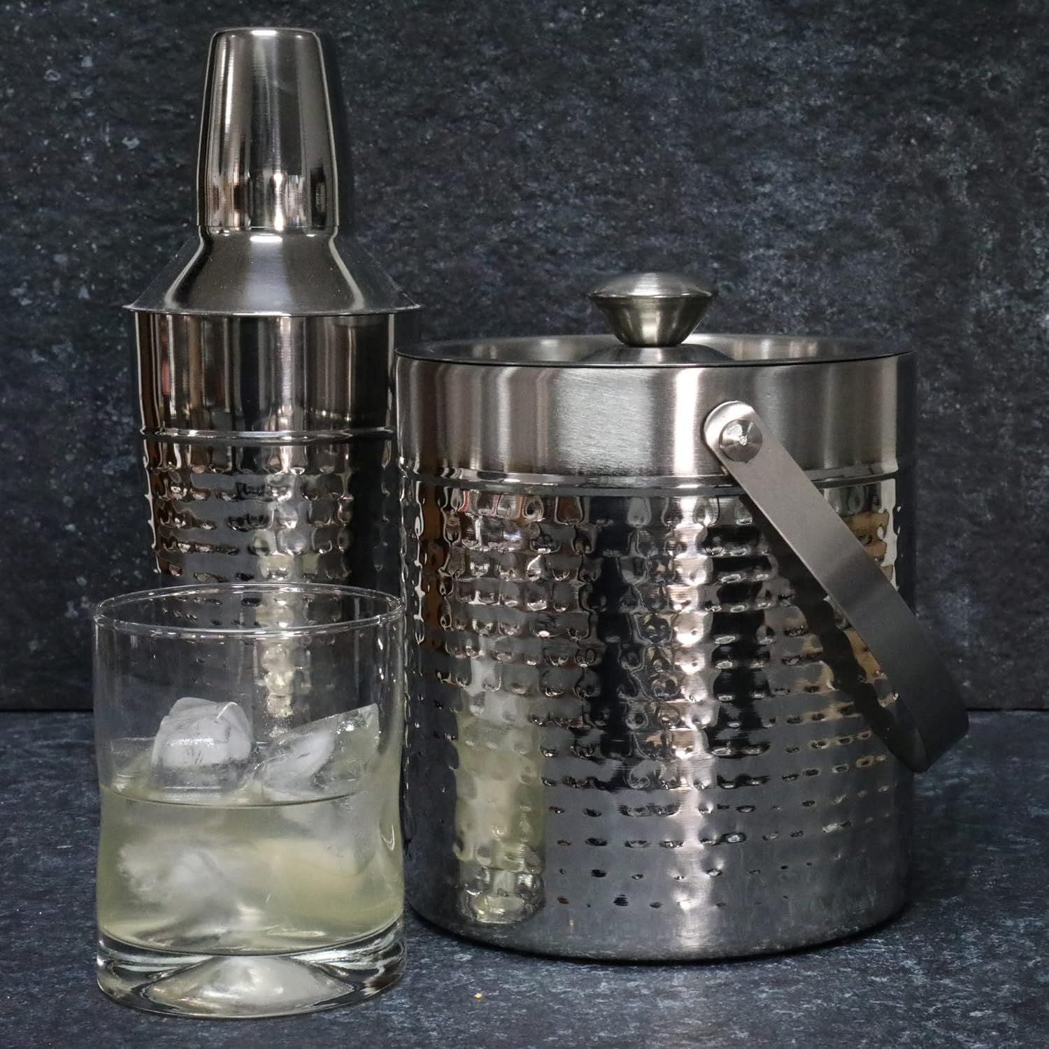 Chef Craft Hammered Cocktail Shaker