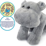 Viahart Huck The Hippo |12 Inch Stuffed Animal Plush