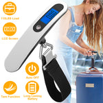 Sleek Club - Portable Digital Luggage Scale 50kg/10g LCD Hanging Luggage Scale Electronic Digital Weight Scale for Travel Household