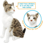 Viahart Amy The American Shorthair Cat |14 Inch Stuffed Animal Plush