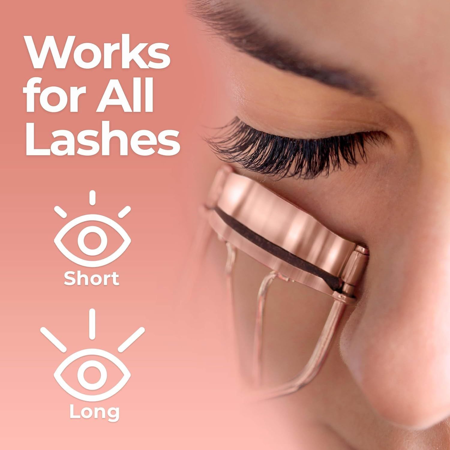 Eyelash Curlers Kit (Rose Gold)