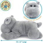 Viahart Huck The Hippo |12 Inch Stuffed Animal Plush