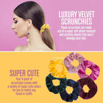 Basic Concepts BIG Velvet Scrunchies |6 Pack