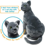Viahart Rae The Russian Blue Cat |12 Inch Stuffed Animal Plush