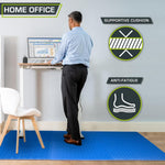 ProsourceFit Exercise Puzzle Mat ½ inch, 24 SQ FT - 6 Tiles