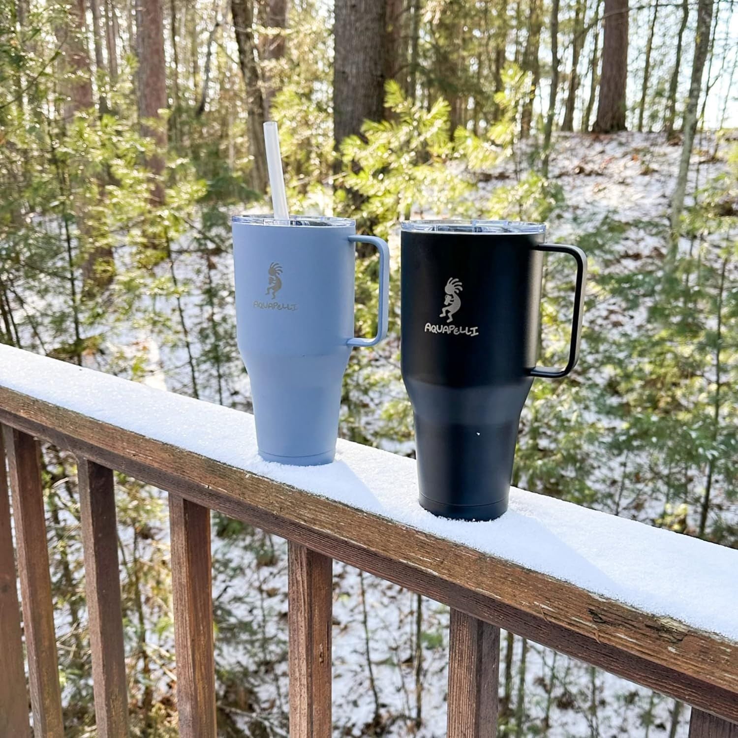 Vacuum Insulated Tumbler with Handle | 40 oz