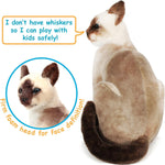 Viahart Stefan The Siamese Cat |14 Inch Stuffed Animal Plush