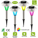 Sleek Club - Plastic Solar Lawn Light - 4pc