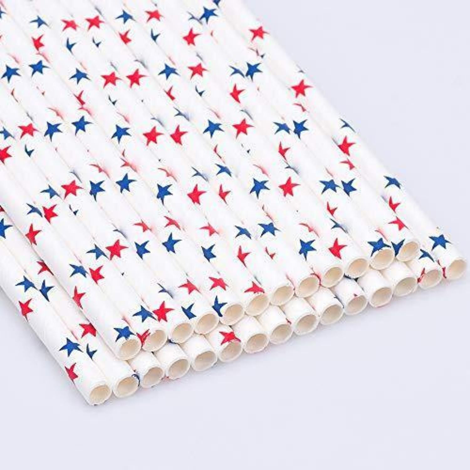 Chef Craft Eco Patriotic Paper Straws | 25 Pcs