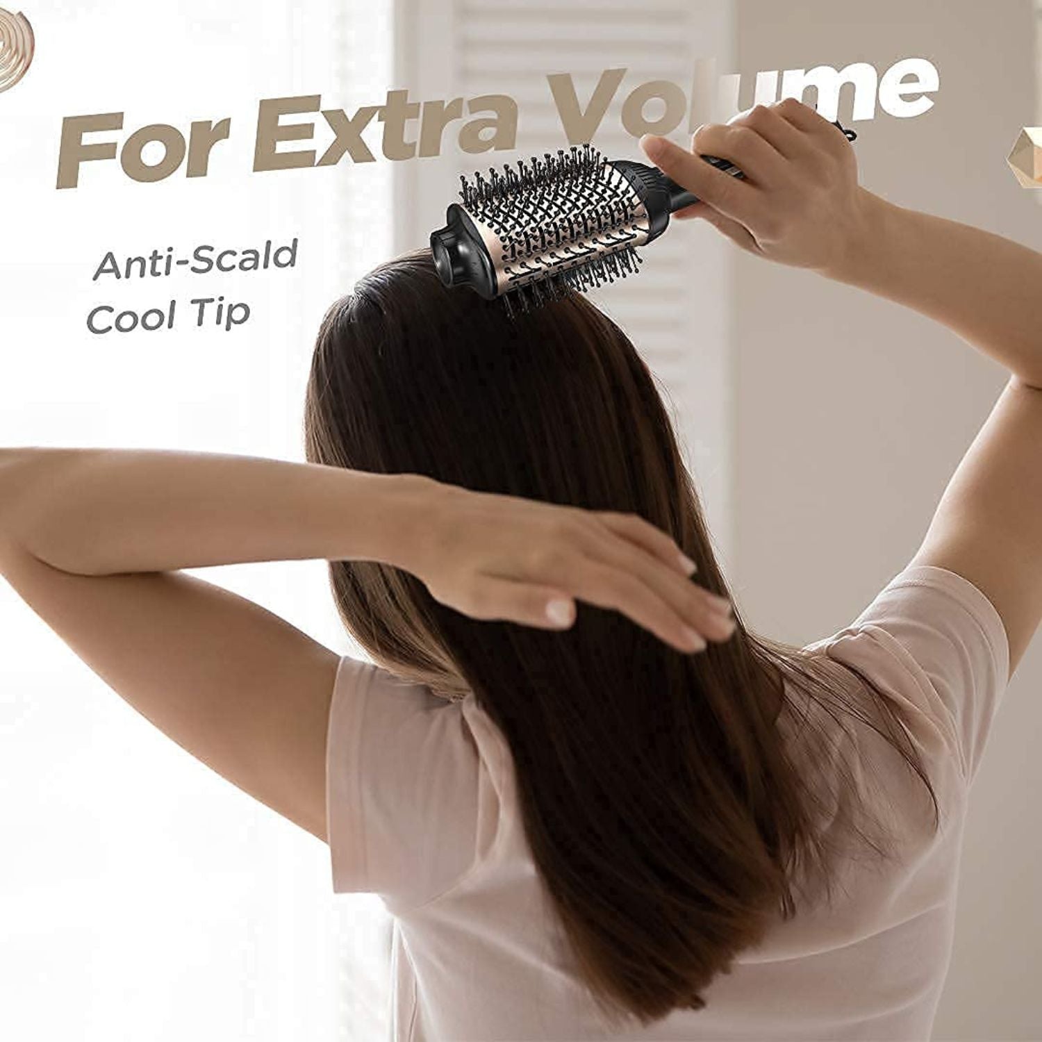 Miropure Professional 2-in-1 Hot Air Blow Dry Brush