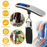 Sleek Club - Portable Digital Luggage Scale 50kg/10g LCD Hanging Luggage Scale Electronic Digital Weight Scale for Travel Household