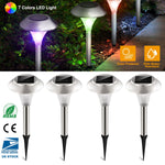 Sleek Club - Plastic Solar Lawn Light - 4pc