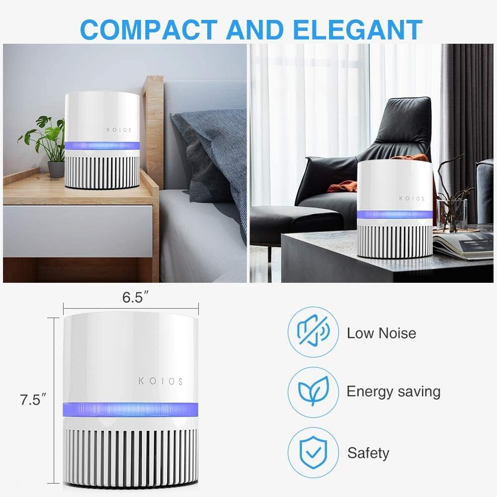 Mooka 3-in-1 True HEPA Air Purifier
