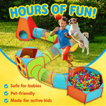 Playz 7pc Ball Pit, Play Tent and Tunnels