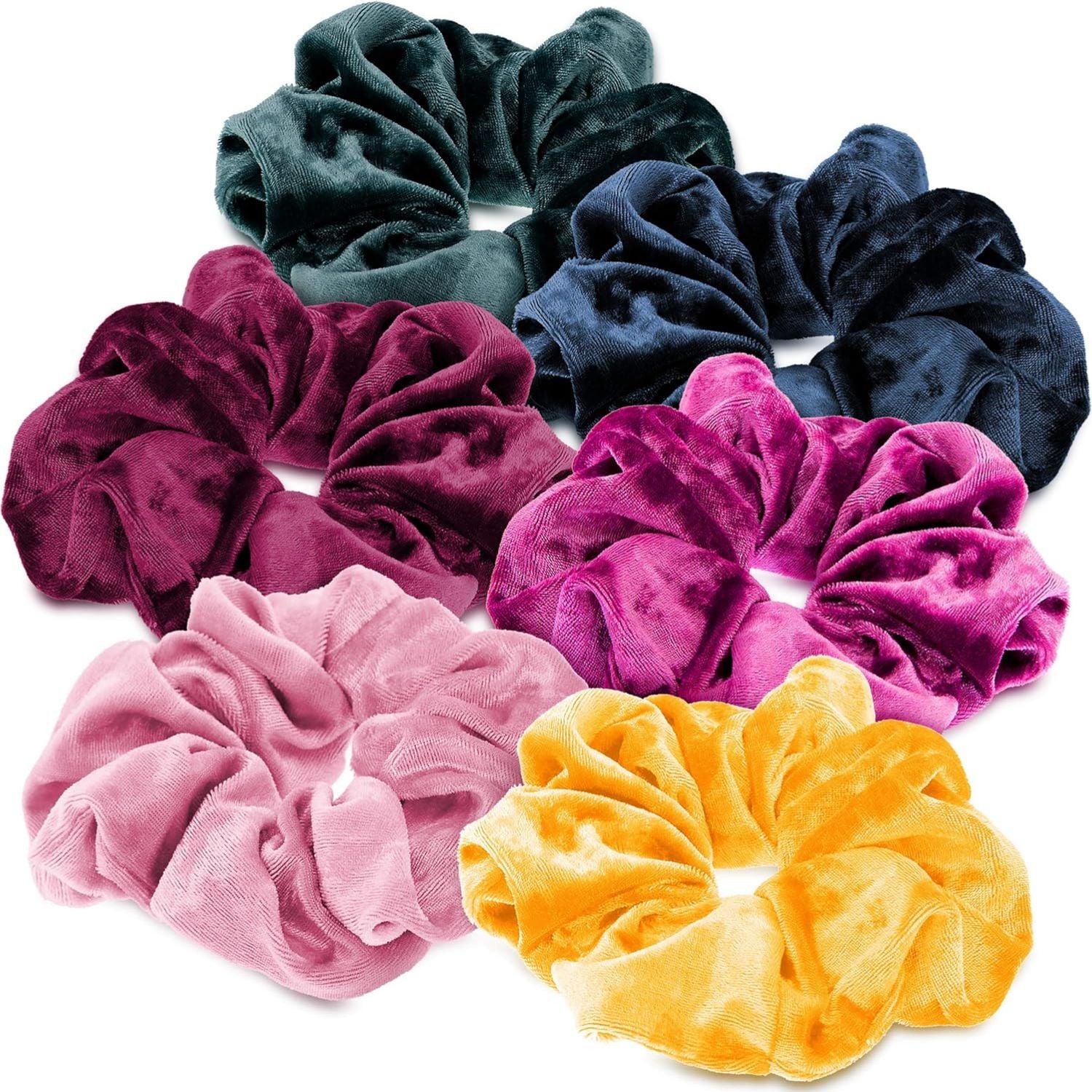 Basic Concepts BIG Velvet Scrunchies |6 Pack