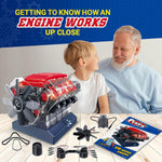Playz V8 Combustion Engine Model Building Kit