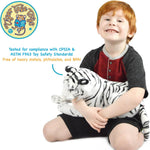 Viahart Saphed The White Tiger | 17 Inch Stuffed Animal Plush