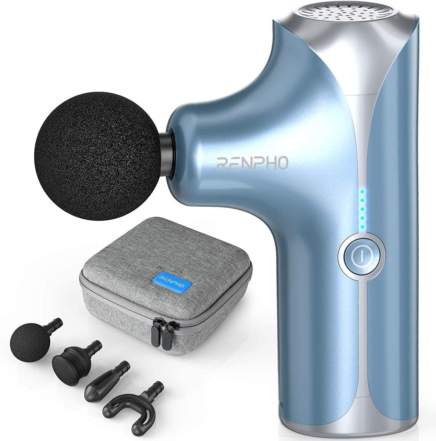 RENPHO Upgrade Mini Massage Gun ( Blue)