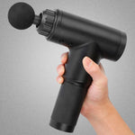 Sleek Club - Percussion Massage Gun Rechargeable Deep Tissue Vibration Cordless Massager w/ 4 Interchangeable Heads 6 Intensity