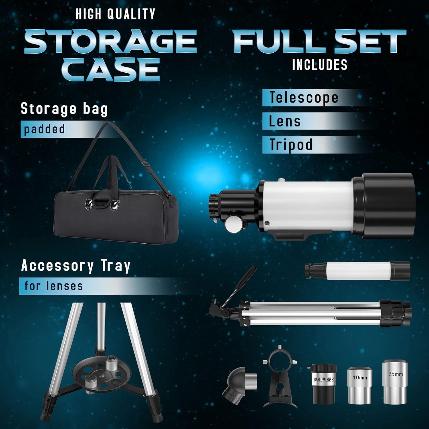 Telescope for Beginners (400 x 70mm) |120X Magnification Telescope