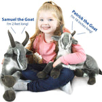 Viahart Patrick the Pygmy Goat |18 Inch Stuffed Animal Plush