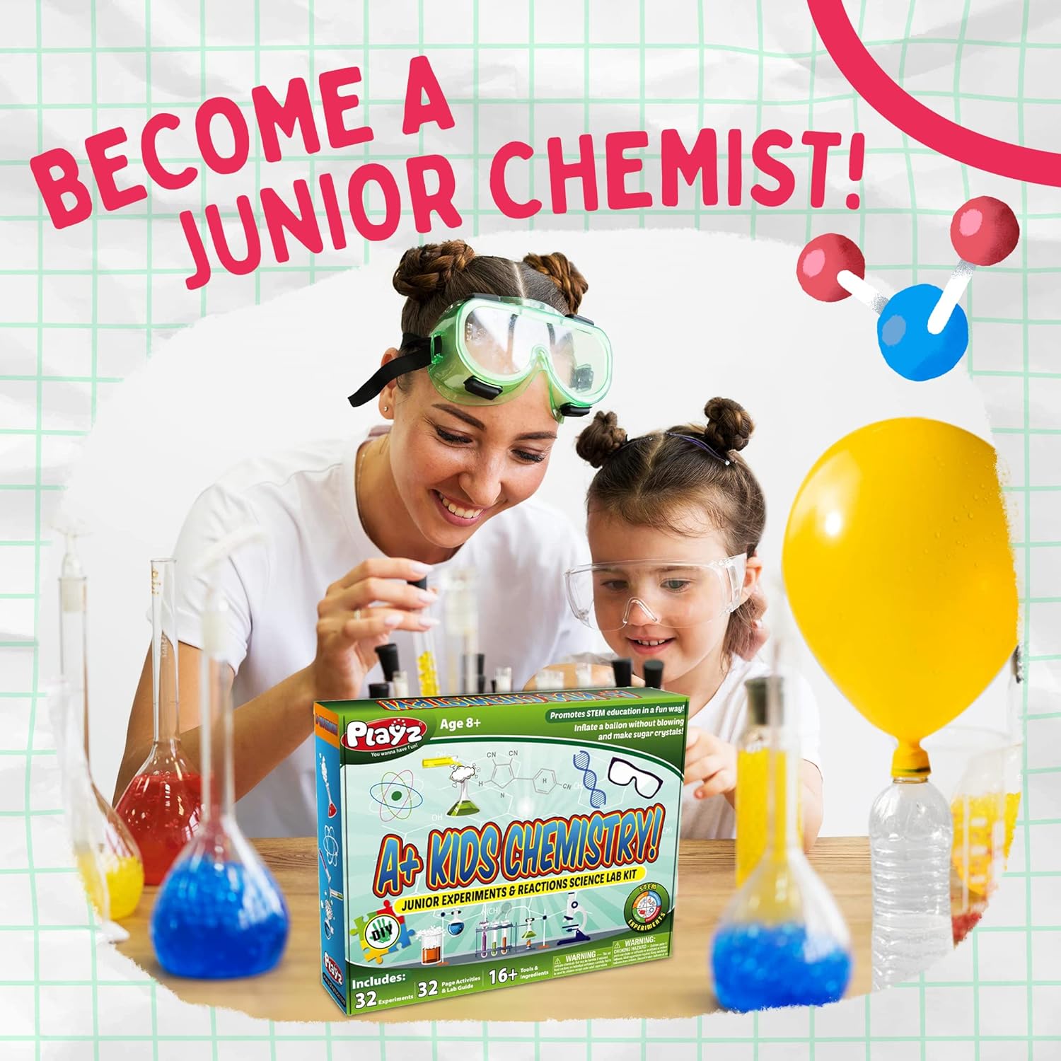 Playz A+ Kids Chemistry Set