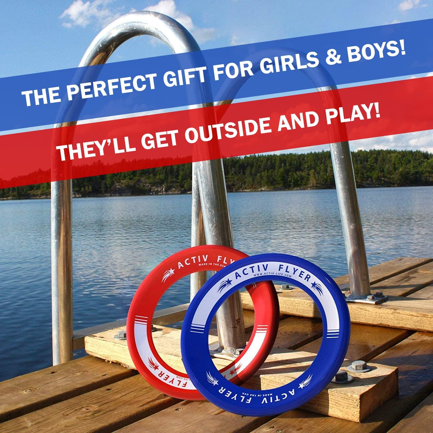 Activ Life Kid’s Flying Rings (2Pack)