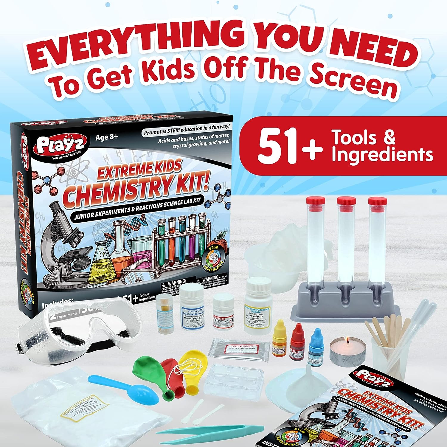Playz Extreme Kids Chemistry Set