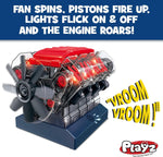 Playz V8 Combustion Engine Model Building Kit