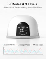 Momcozy M1 Breast Pump - 12-in-1 Hands-Free Single Breast Pump | 27mm