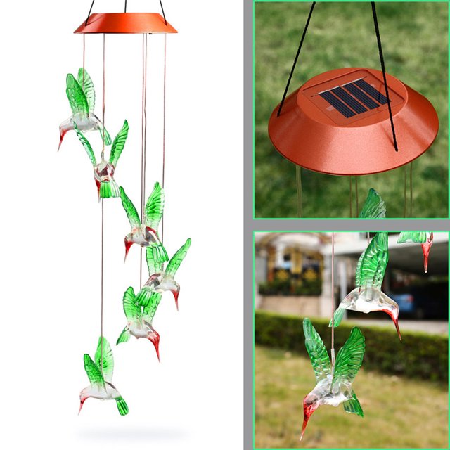SOLAReK Hummingbird Color-Changing LED String Lights