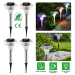Sleek Club - Plastic Solar Lawn Light - 4pc