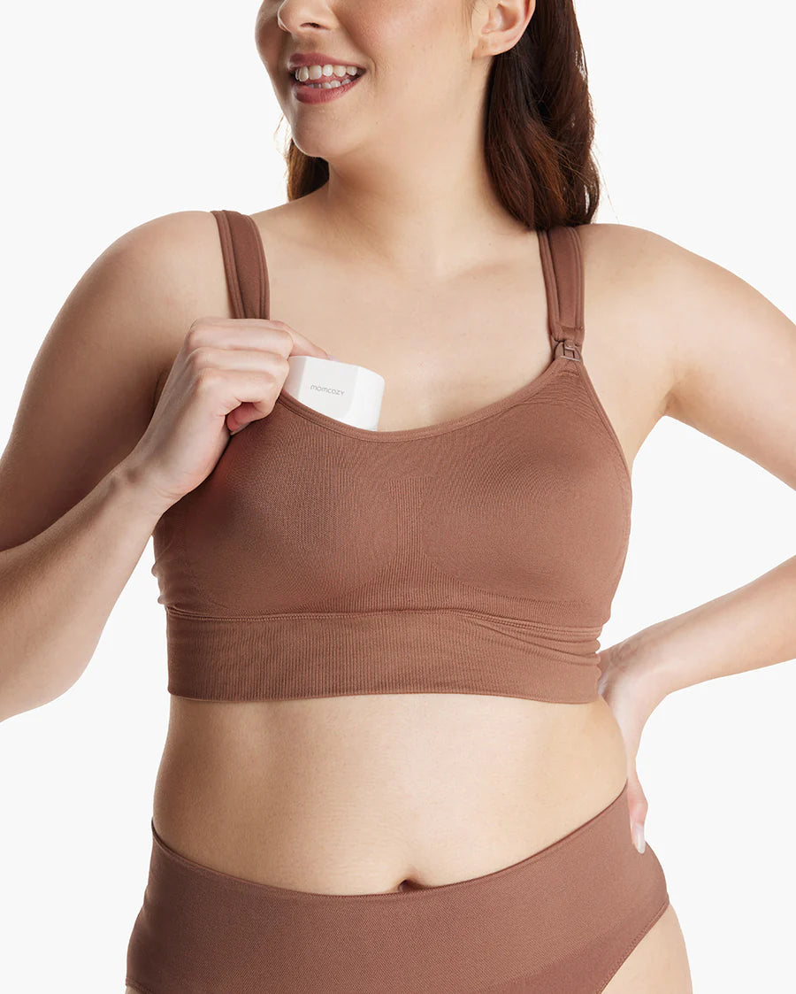 MomCozy Lycra All Day Wear 4-in-1 Pumping Bra