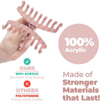 Hair Claw Clips Big Claw Clips (8 Pack)