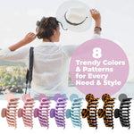 Hair Claw Clips Big Claw Clips (8 Pack)