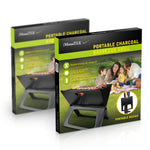 Sleek Club - Portable BBQ Barbecue Grill Foldable Charcoal Grill Camping Garden Outdoor Travel